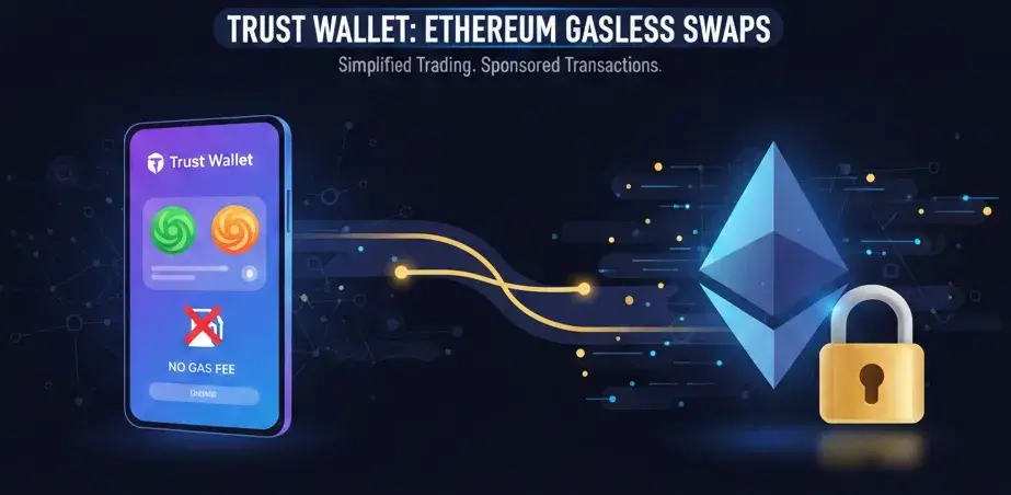 Trust Wallet: Swaps de Ethereum sin Gas