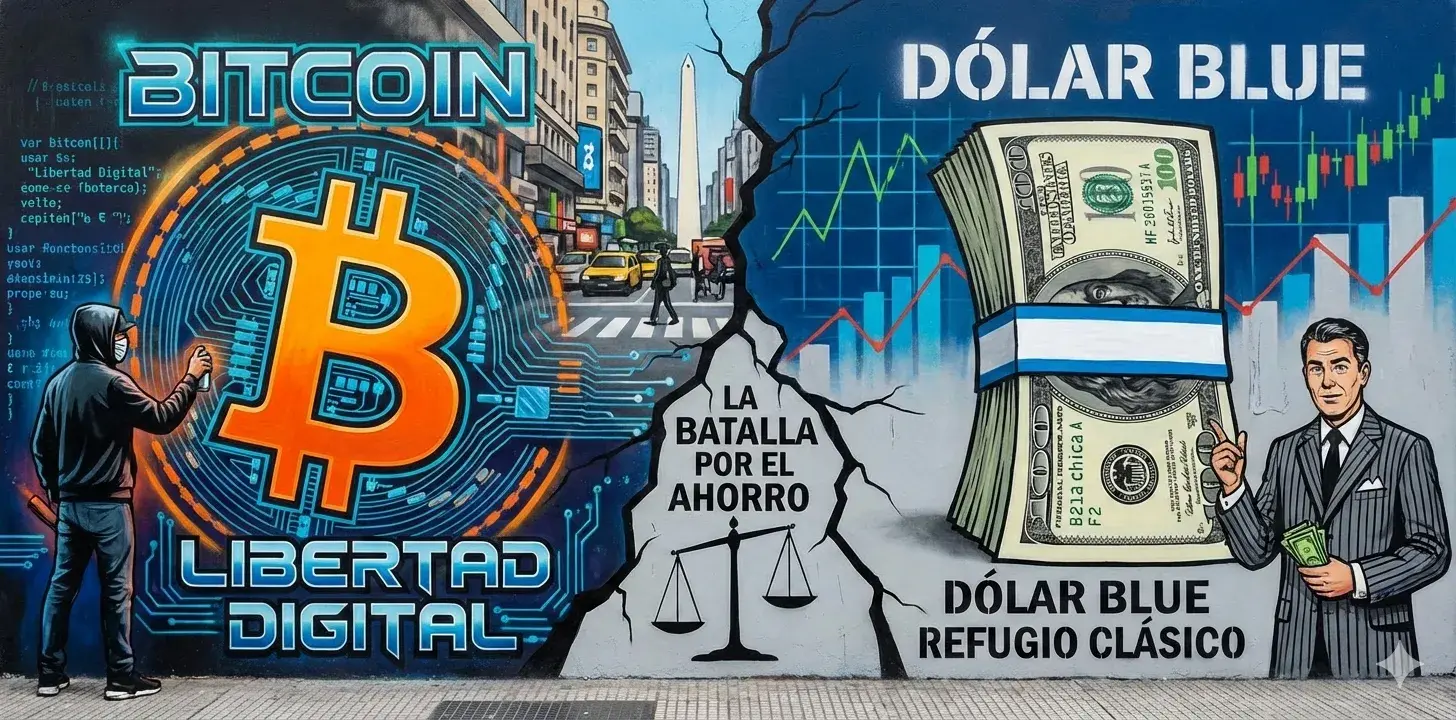 Bitcoin vs Dólar Blue