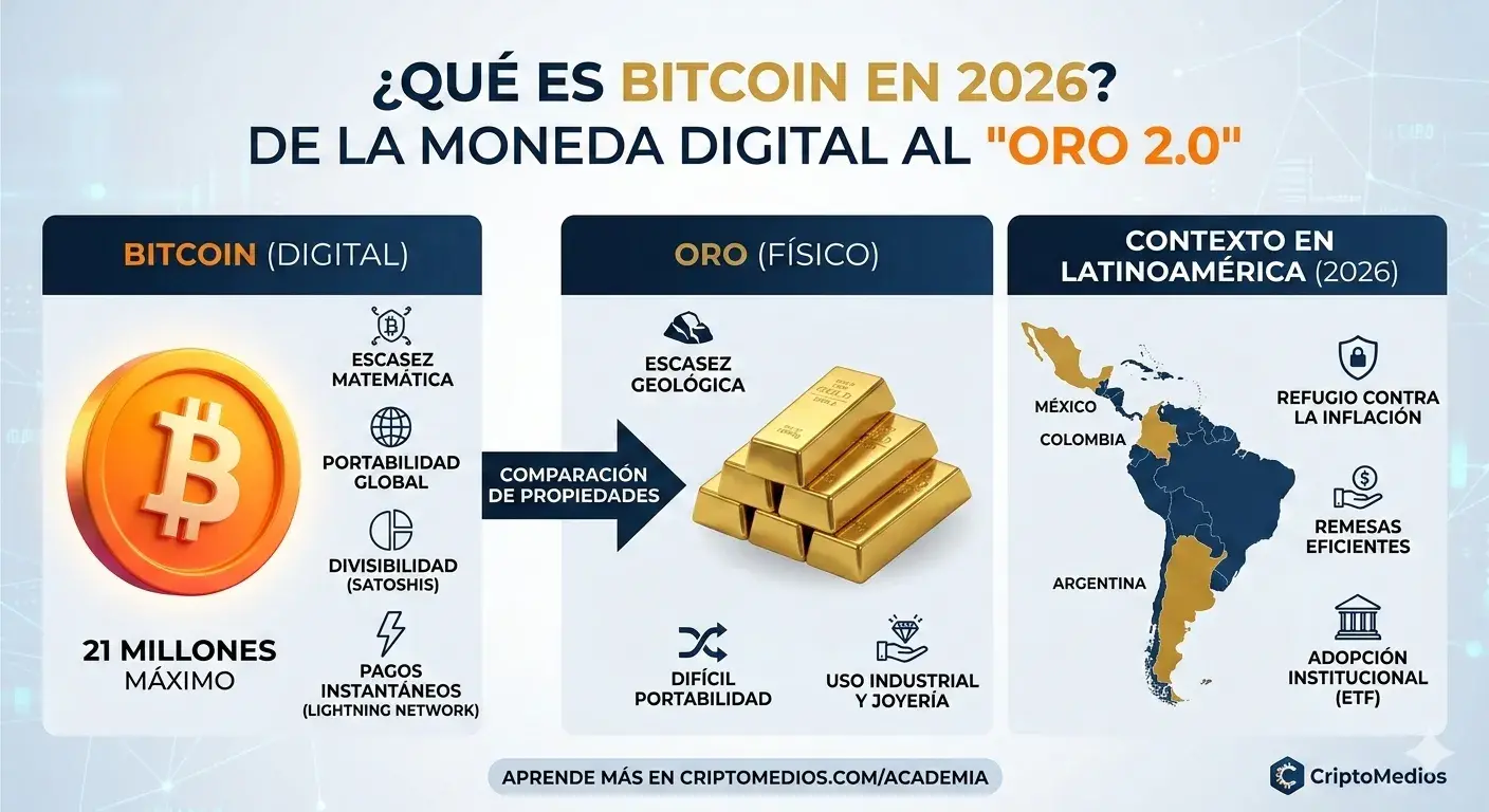 Qué es Bitcoin en 2026