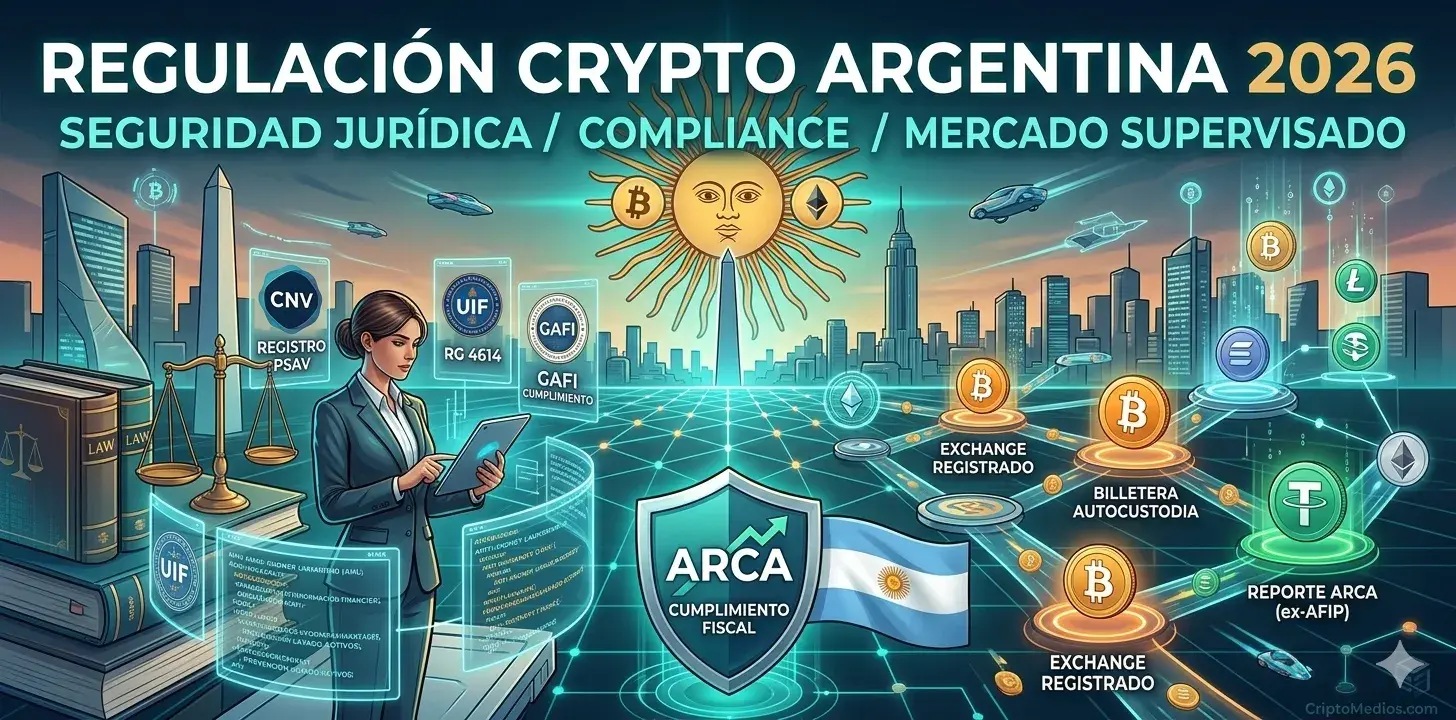 Regulación crypto Argentina 2026
