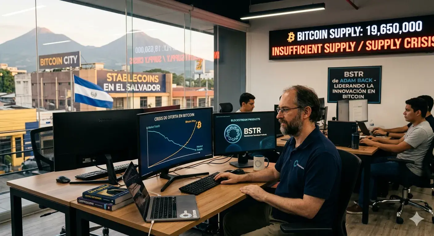 BSTR de Adam Back y la crisis de oferta en Bitcoin