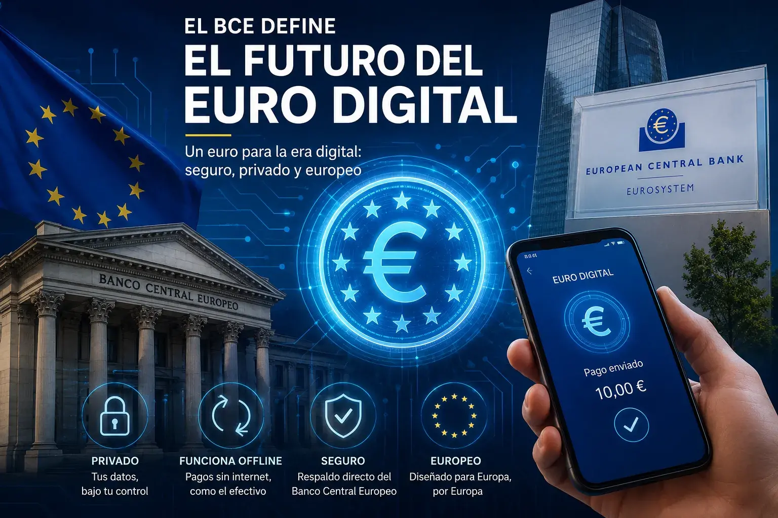 El BCE define el futuro del euro digital