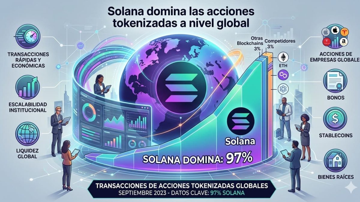 Solana Dominates Global tokenized stock transactions